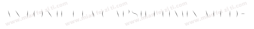 Antonietta CapsIlluminated字体转换
